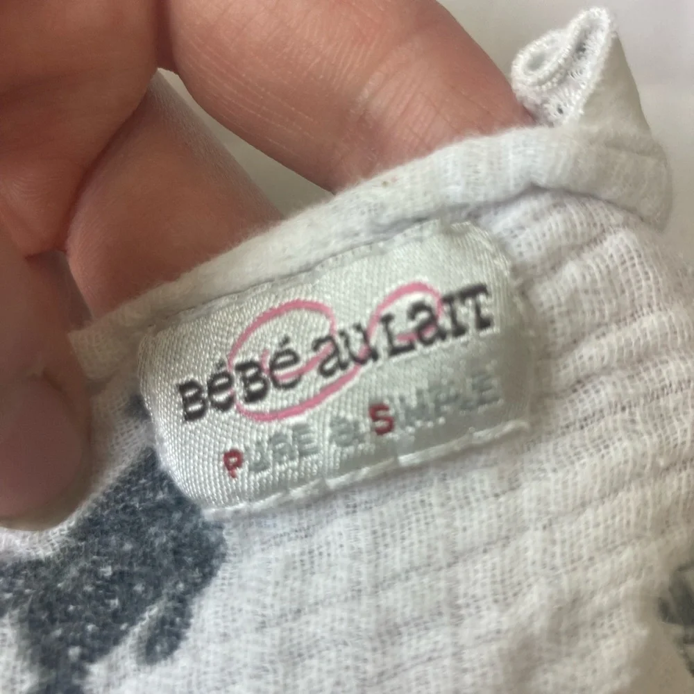 Set of two cactus print Bebe AuLait swaddle blankets